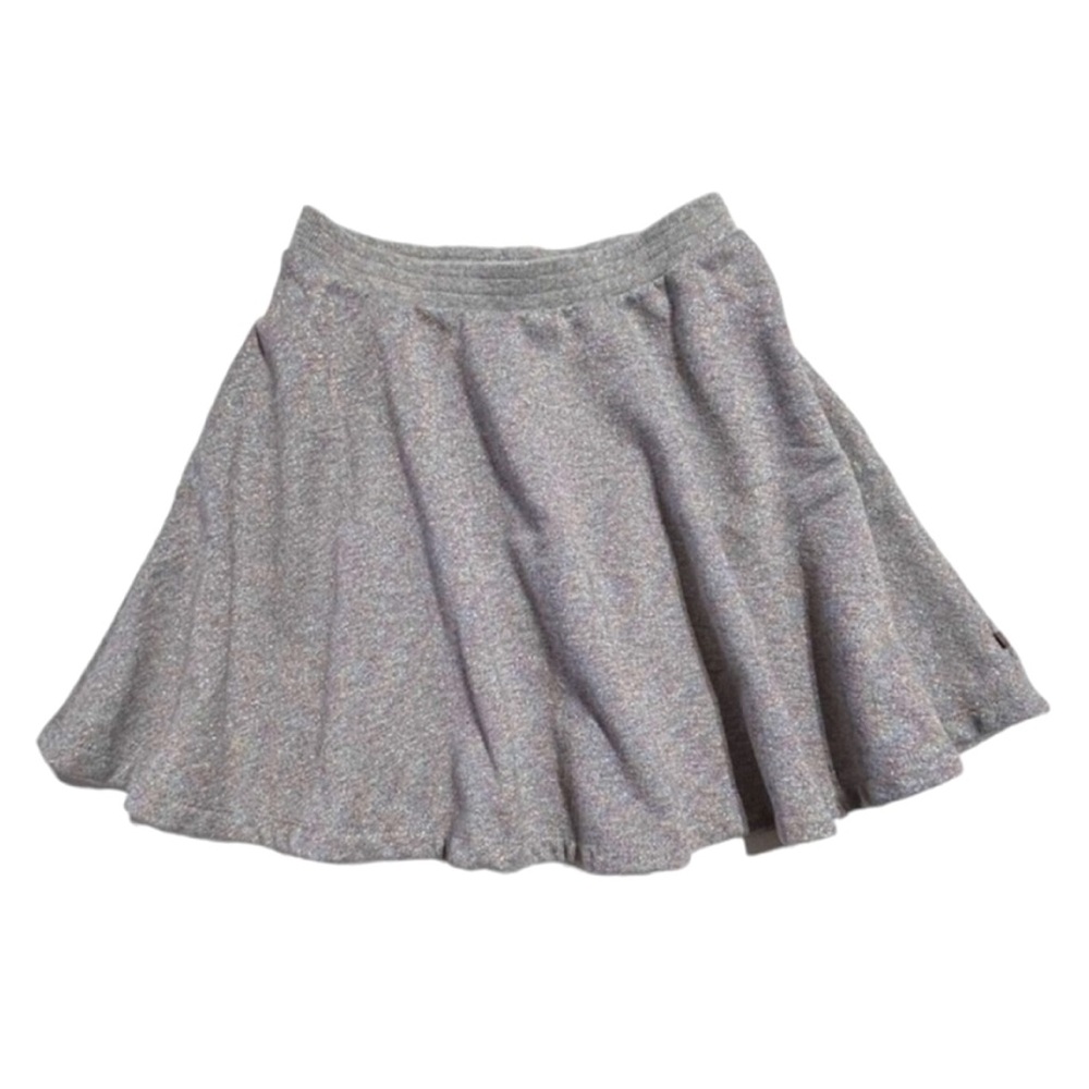 Molo Bibi Shimmer Grey twirl skirt 11/12 years Holiday Sparkle Glitter Party